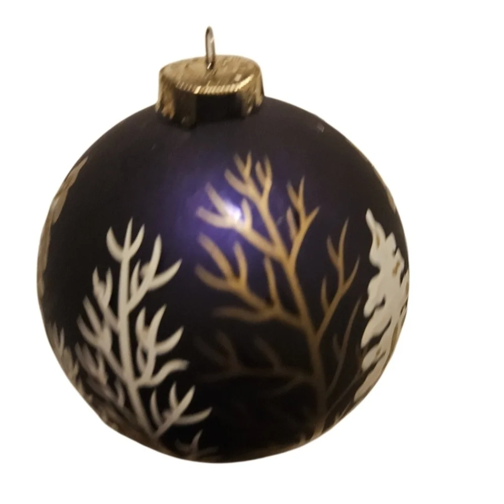 Hand Crafted Upcycled Christmas Tree Ornaments Gold